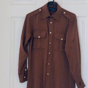 GIVENCHY for CHESA Vintage Men’s (women).  Long Sleeve with Cuff Logo